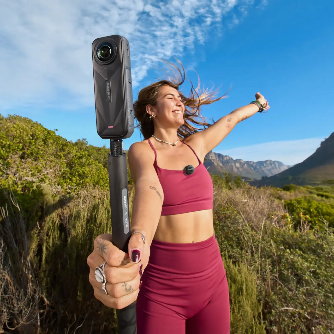 Insta360 X5/X4/X4 Air /GO Ultra/Ace Pro 2 Mic Air 7.9g 48kHz 10-hour For Insta 360 Original Accessory
