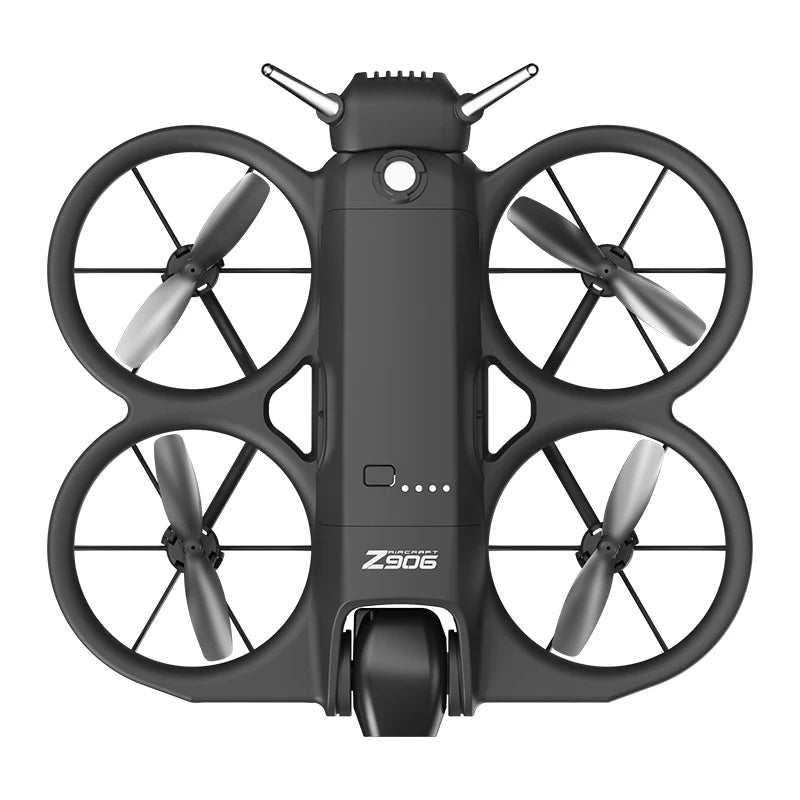 New Z906 Mini FPV Drone Big Screen Remote 180° Electric Adjust 4K Camera 3-Side Obstacle Avoidance Optical Flow With Landing Pad