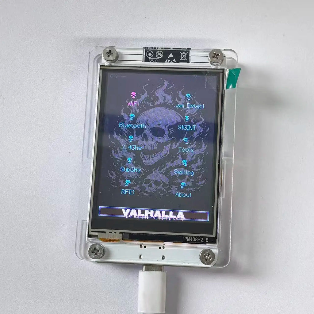 ESP32 HaleHound Dev Board: Firmware Version V3.4.0 WiFi/Bluetooth Net Monitor, 2.8" Touch, RSSI Readout