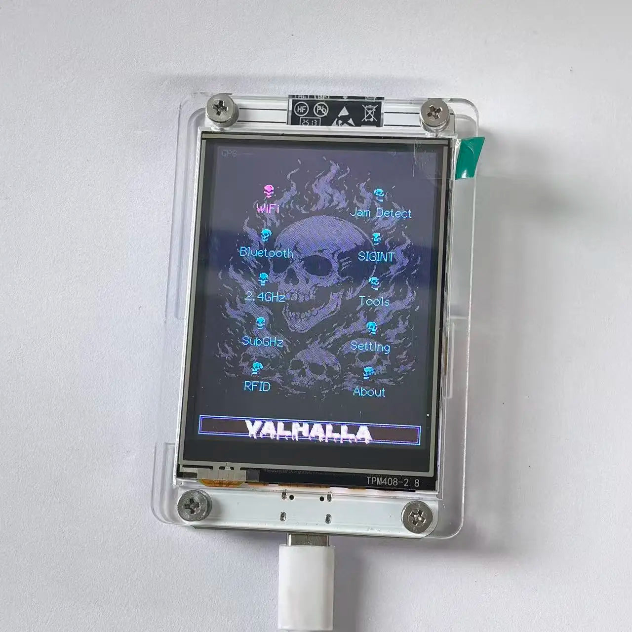 ESP32 HaleHound Dev Board: Firmware Version V3.4.0 WiFi/Bluetooth Net Monitor, 2.8" Touch, RSSI Readout