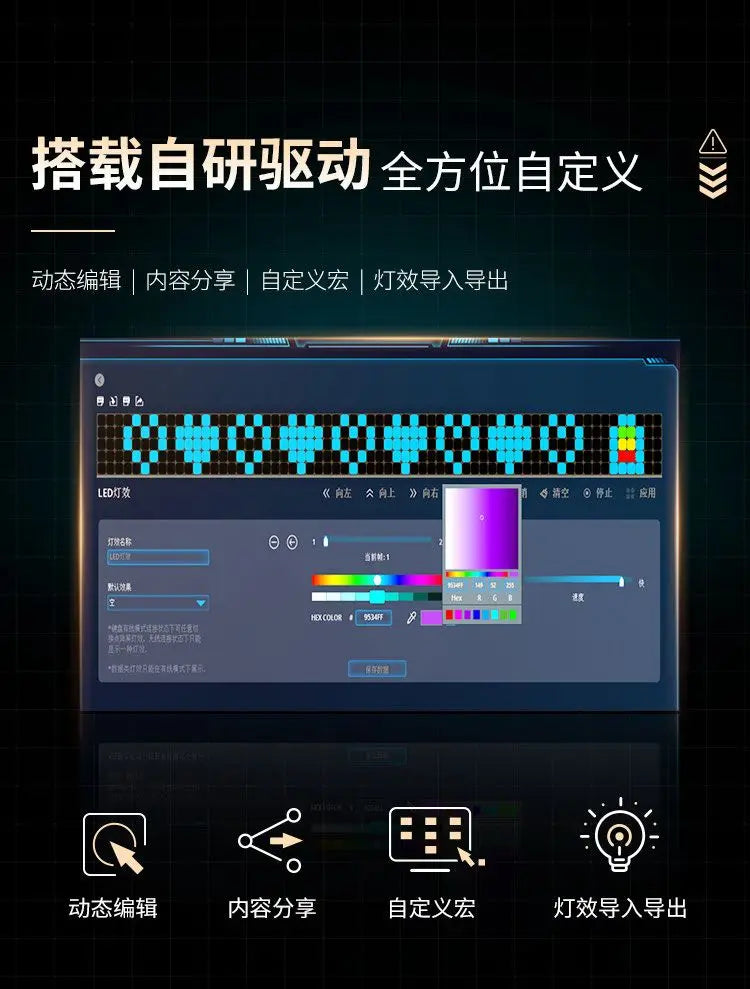Hatsune Miku E-sports series Mechanical keyboard machinist 68 key customized axis wireless keyboard Wired Headset wireless mouse