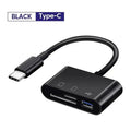 5‑in‑1 USB 3.0 Card Reader Lightning Type C SD TF Memory Card Adapter for iPhone iPad MacBook Samsung Android Phone Laptop