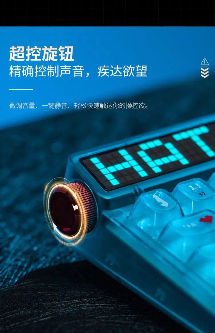 Hatsune Miku E-sports series Mechanical keyboard machinist 68 key customized axis wireless keyboard Wired Headset wireless mouse