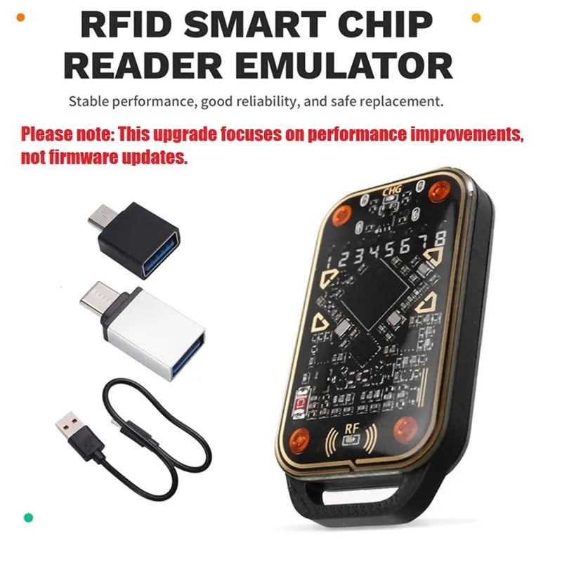 【RECOMENDAR】Chameleon Ultra V3.0 125Khz 13.56Mhz RFID Smart Card Emulator Reader ID IC Tag Copyer+ 3XUID Keychain