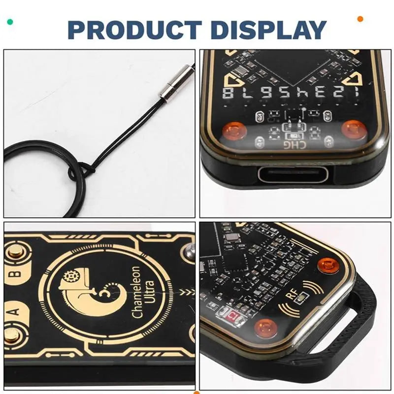 【RECOMENDAR】Chameleon Ultra V3.0 125Khz 13.56Mhz RFID Smart Card Emulator Reader ID IC Tag Copyer+ 3XUID Keychain