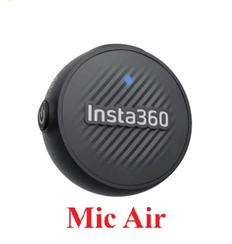 Insta360 X5/X4/X4 Air /GO Ultra/Ace Pro 2 Mic Air 7.9g 48kHz 10-hour For Insta 360 Original Accessory