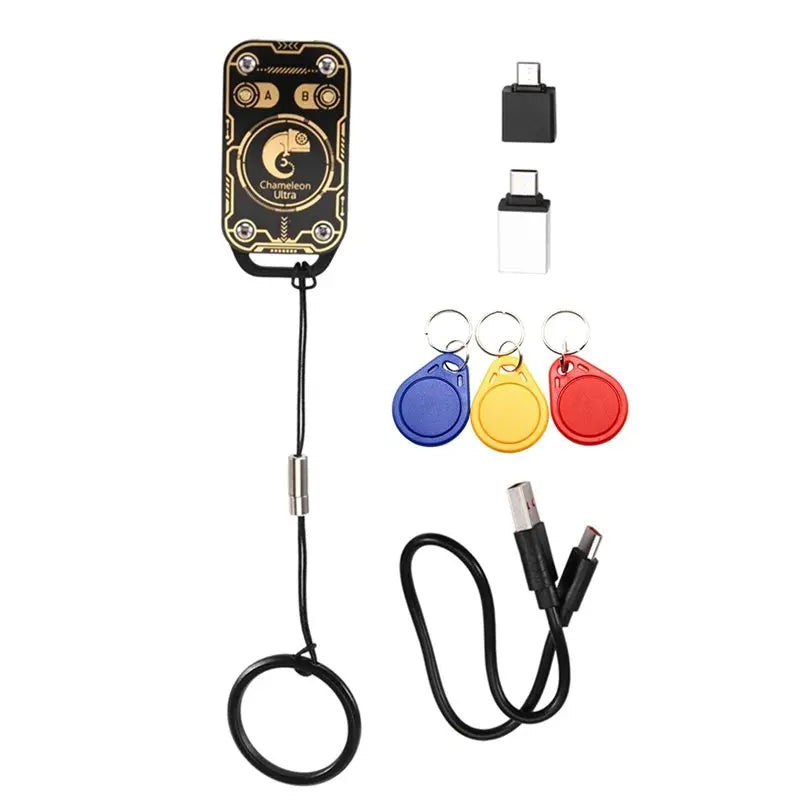 【RECOMENDAR】Chameleon Ultra V3.0 125Khz 13.56Mhz RFID Smart Card Emulator Reader ID IC Tag Copyer+ 3XUID Keychain