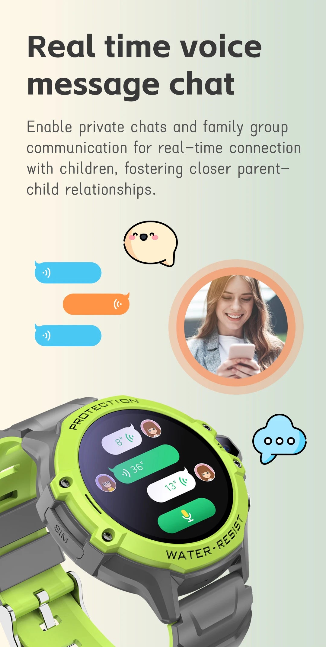 VALDUS 2025 New VK55 Kids Watch GPS SOS Call With 0.3 Mpix Camera 4G SIM Card Children Waterproof Smartwatch For Boys Grils Gift