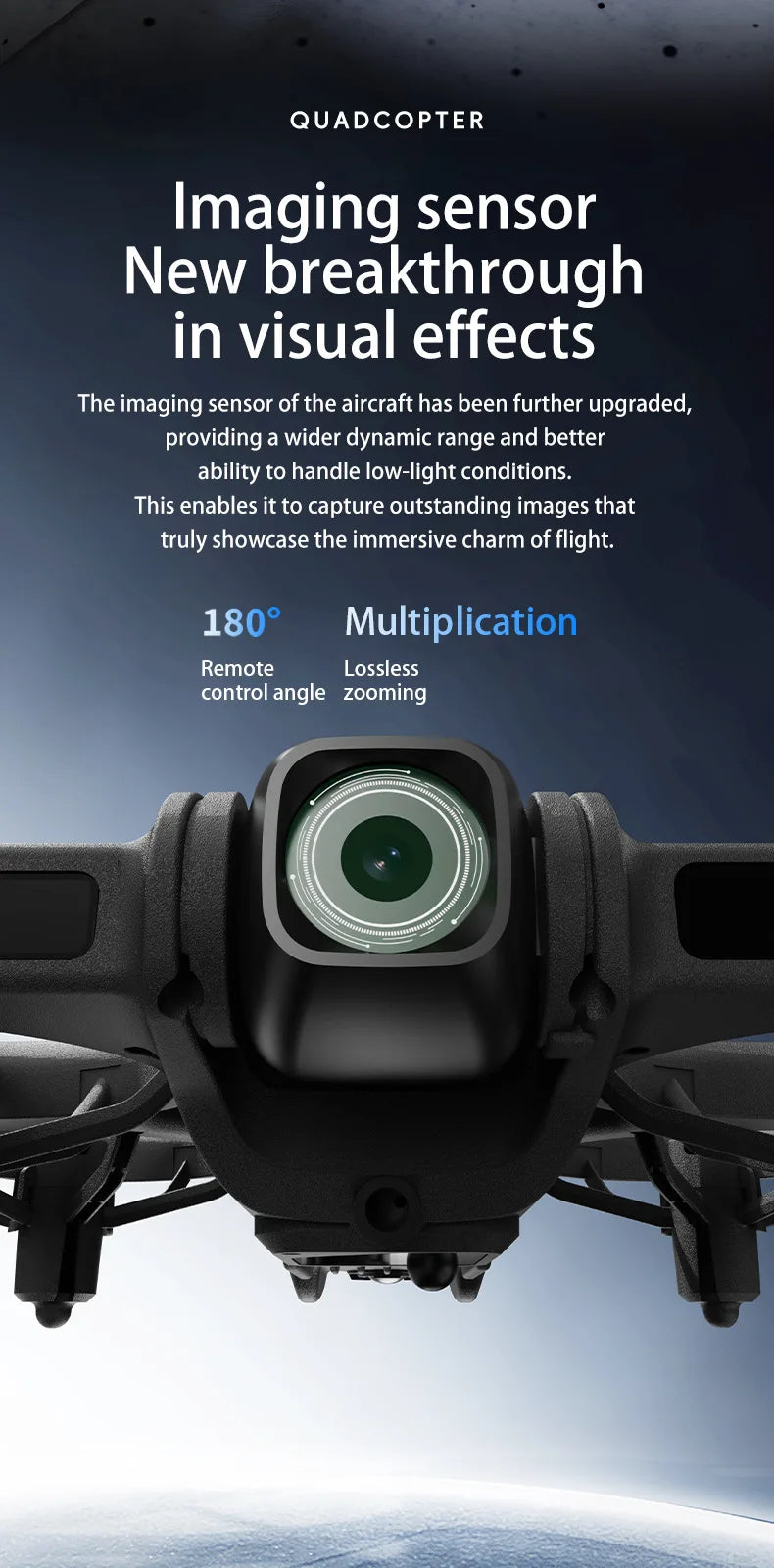 New Z906 Mini FPV Drone Big Screen Remote 180° Electric Adjust 4K Camera 3-Side Obstacle Avoidance Optical Flow With Landing Pad