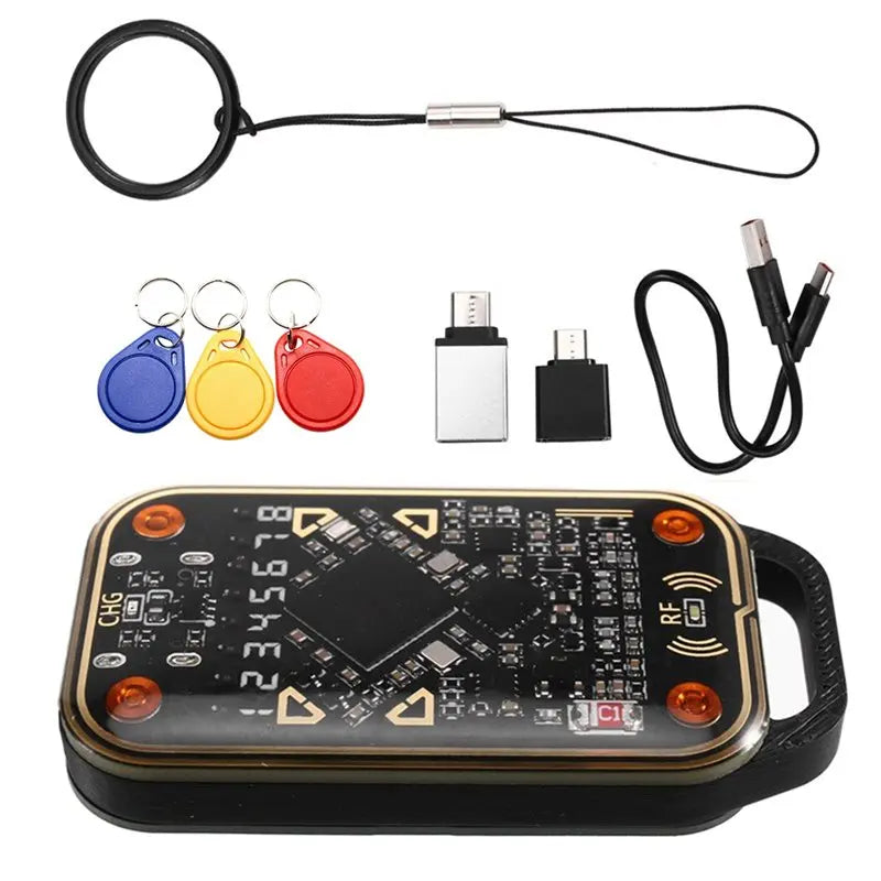 【RECOMENDAR】Chameleon Ultra V3.0 125Khz 13.56Mhz RFID Smart Card Emulator Reader ID IC Tag Copyer+ 3XUID Keychain