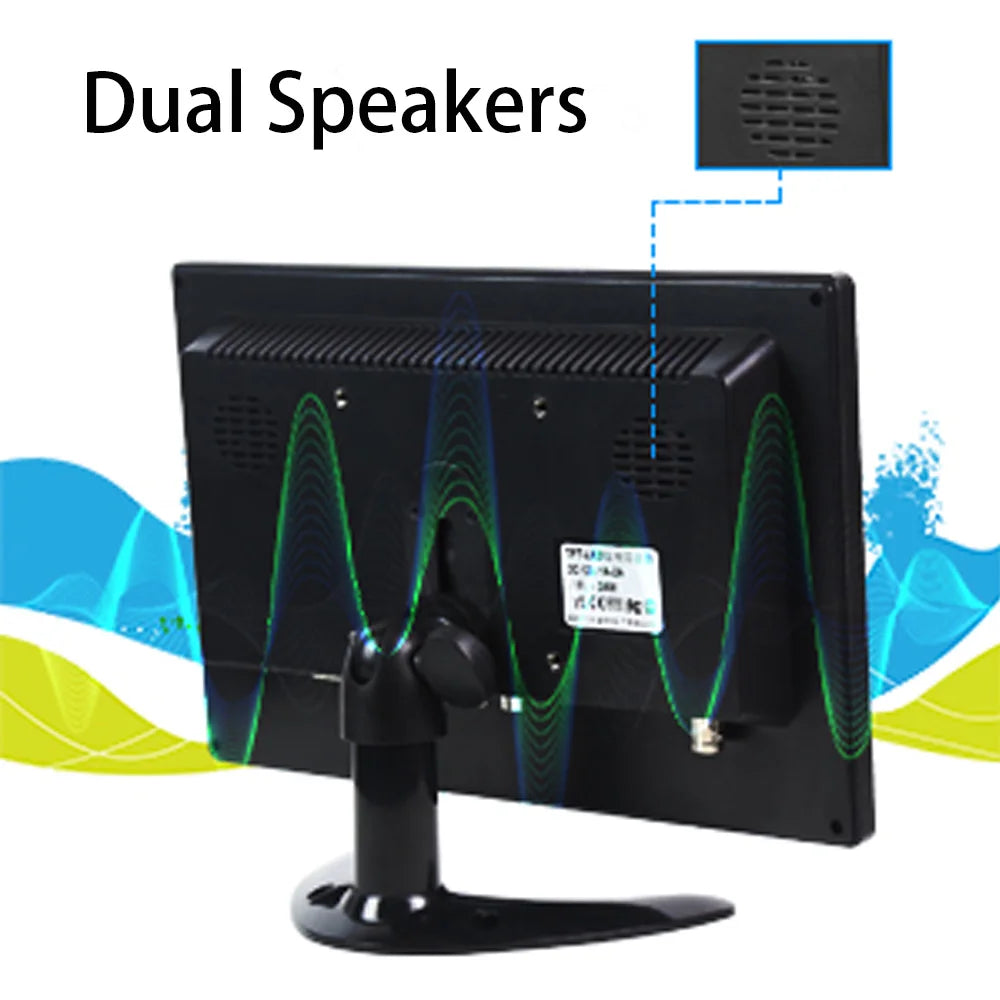 Hot Portable Monitor 11.6/10.1 Inch Small Display with HDMI VGA AV BNC USB Interface for Laptop Raspberry Pi Computer Monitor