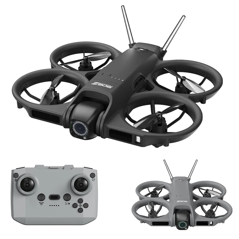 New Z906 Mini FPV Drone Big Screen Remote 180° Electric Adjust 4K Camera 3-Side Obstacle Avoidance Optical Flow With Landing Pad