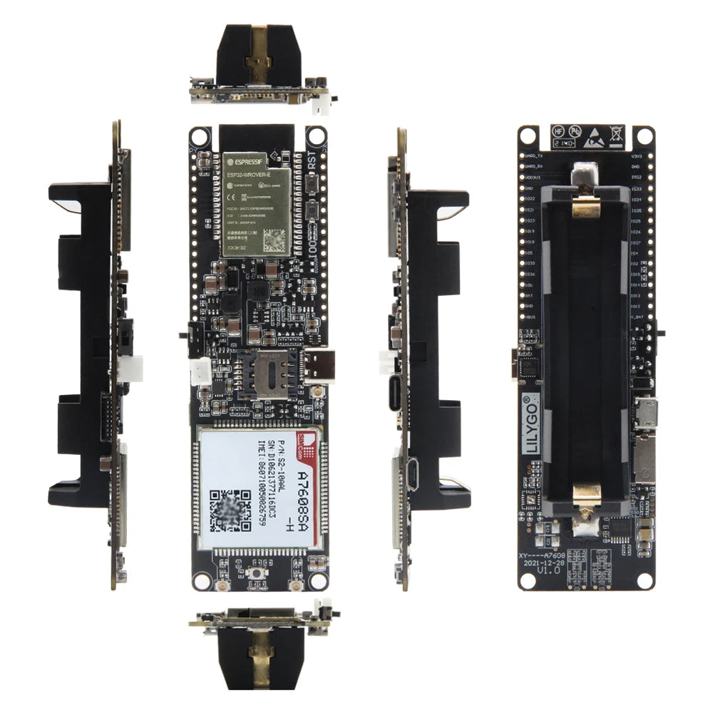LILYGO® T-SIM A7608E-H A7608SA-H ESP32 LTE Cat 4 High Speed 4G Network GPS Antenna Wireless WiFi Bluetooth Development Board