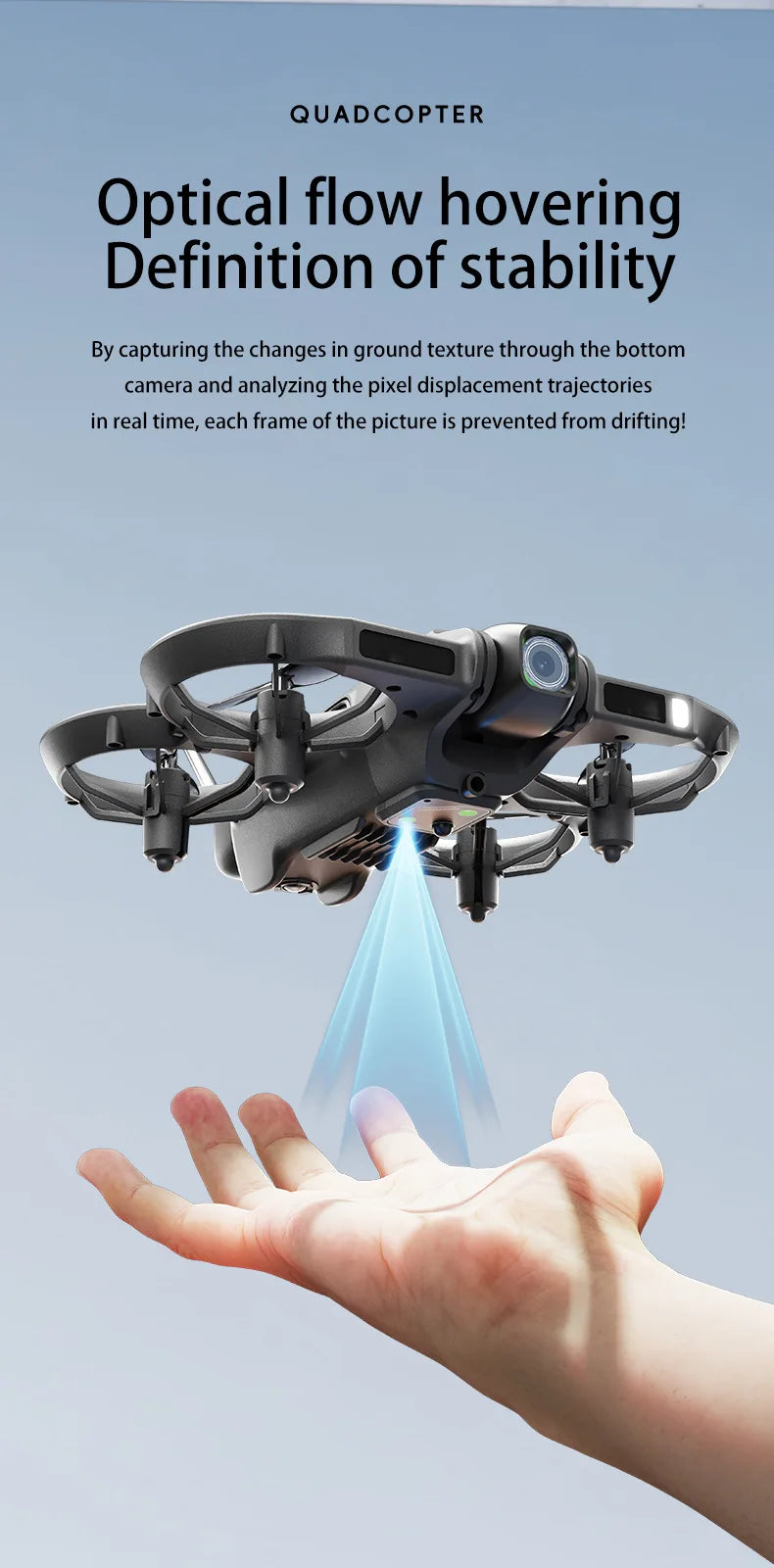 New Z906 Mini FPV Drone Big Screen Remote 180° Electric Adjust 4K Camera 3-Side Obstacle Avoidance Optical Flow With Landing Pad