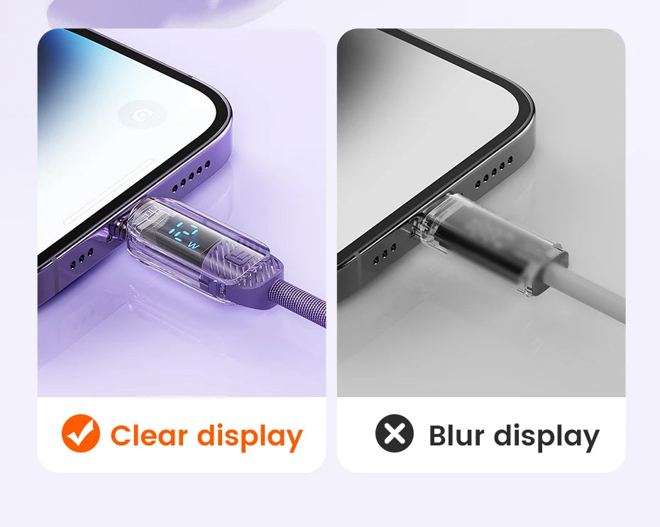 Toocki USB Cable for iPhone 14 13 Pro Max 2.4A PD Fast Charging Charger iP Cable for iPad Data Cord iPhone X XS XR Lighting Wire