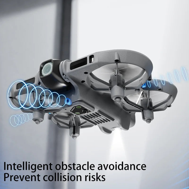 New Z906 Mini FPV Drone Big Screen Remote 180° Electric Adjust 4K Camera 3-Side Obstacle Avoidance Optical Flow With Landing Pad