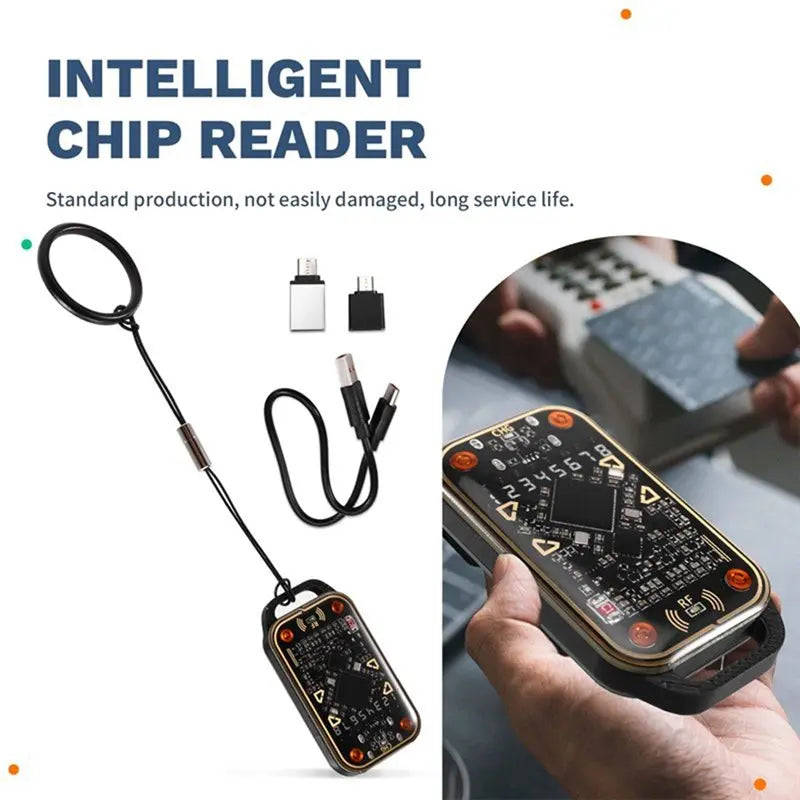 【RECOMENDAR】Chameleon Ultra V3.0 125Khz 13.56Mhz RFID Smart Card Emulator Reader ID IC Tag Copyer+ 3XUID Keychain