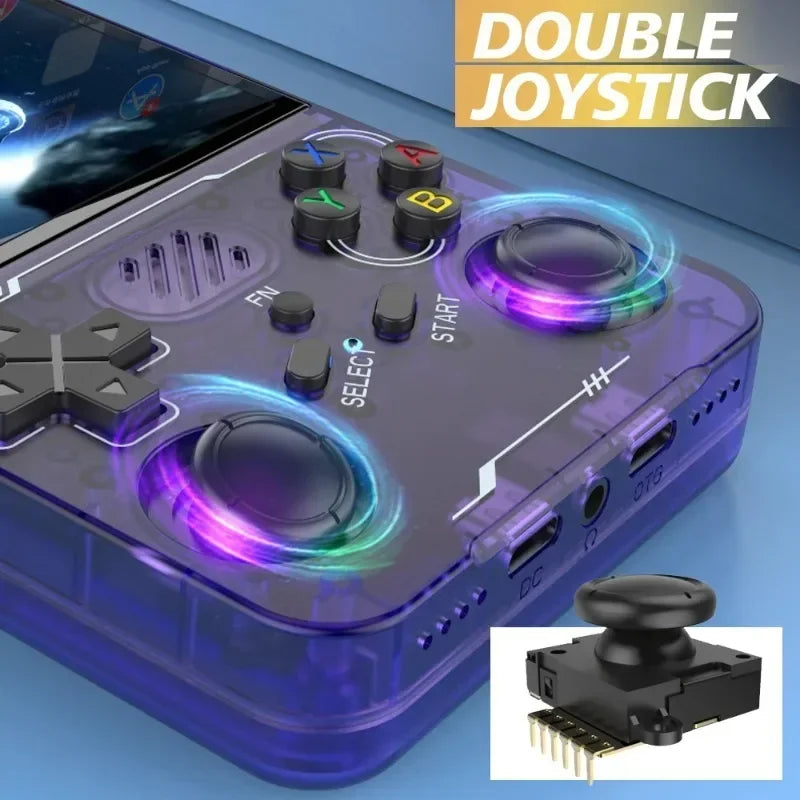 FUNKIDDY New ArKOS R36xx Game Console Linux System 3.5" IPS Screen Retro Handheld Video Game Console 20000+ Games Game Players