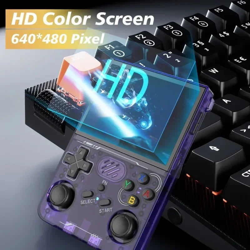 FUNKIDDY New ArKOS R36xx Game Console Linux System 3.5" IPS Screen Retro Handheld Video Game Console 20000+ Games Game Players