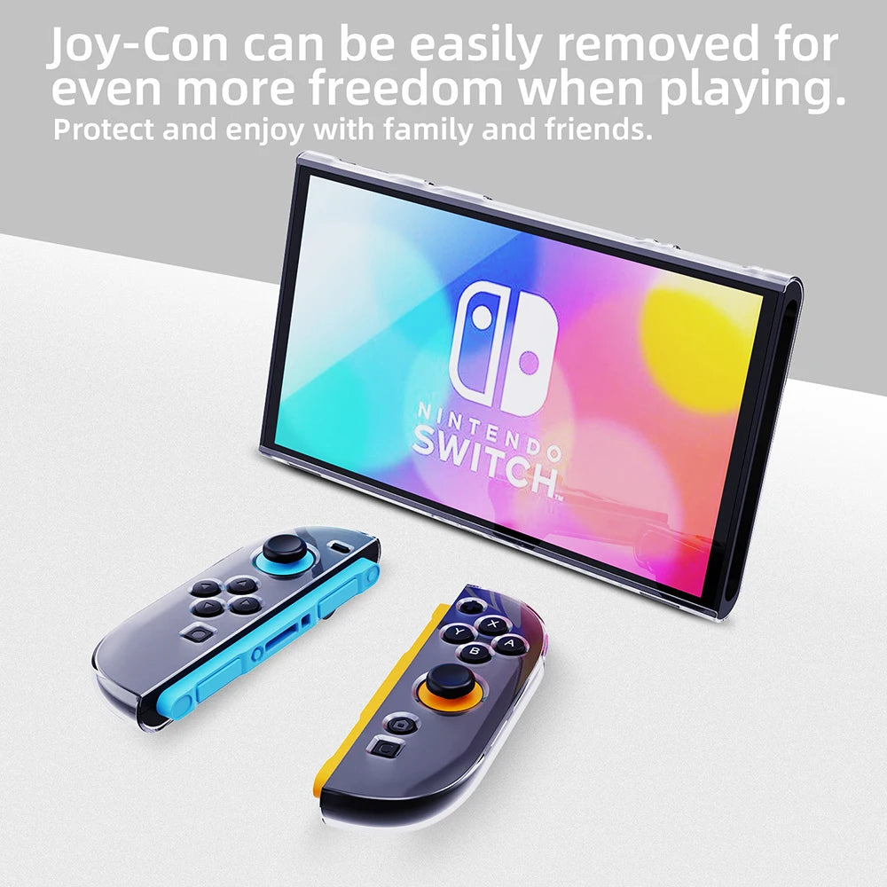 2026 Detachable Switch 2 Joycon TPU Case Crystal Protective Cover Anti-Scratch Shell Compatible Nintendo Switch 2 Gmae Console