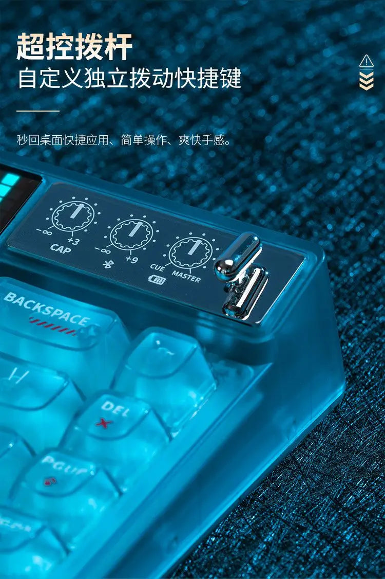 Hatsune Miku E-sports series Mechanical keyboard machinist 68 key customized axis wireless keyboard Wired Headset wireless mouse